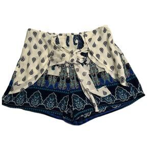 NWT Micas Tropical Print Knot Skort Shorts Size *(Medium)
